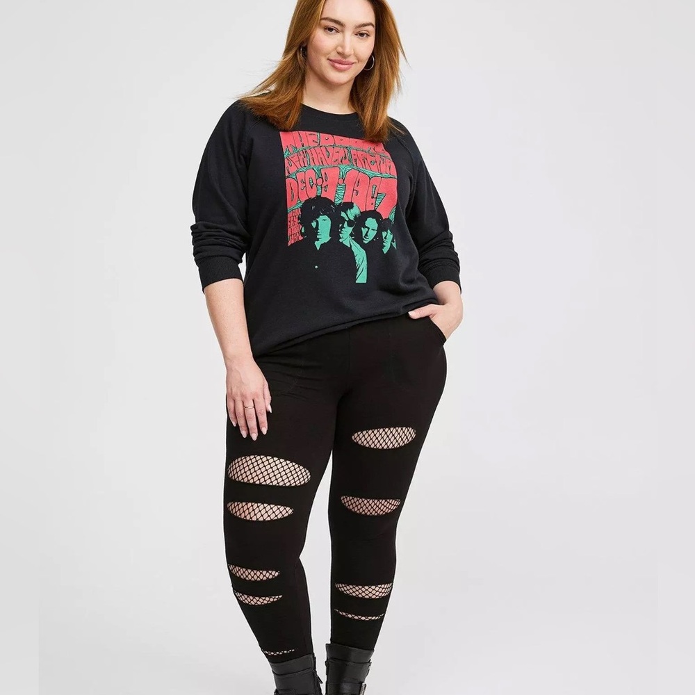 🖤⛓️‍💥 TORRID FISHNET RIPPED LEGGINGS ⛓️‍💥🖤